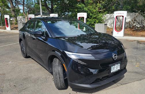 Black 2026 Nissan Leaf S+