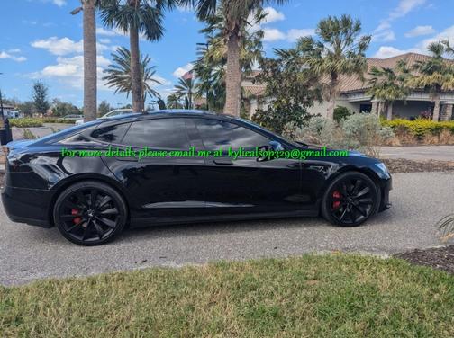 Black 2016 Tesla Model S P90D
