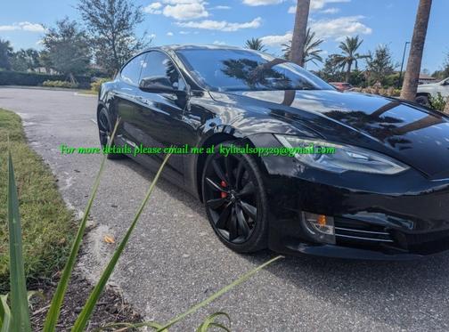 Black 2016 Tesla Model S P90D