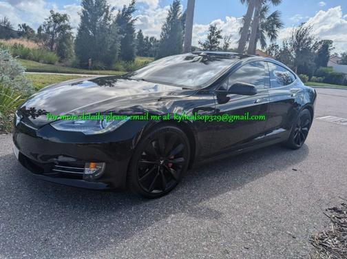 Black 2016 Tesla Model S P90D