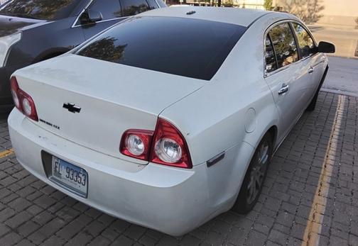 White 2011 Chevrolet Malibu LTZ