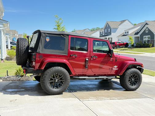 Red 2012 Jeep Wrangler Unlimited Freedom Edition