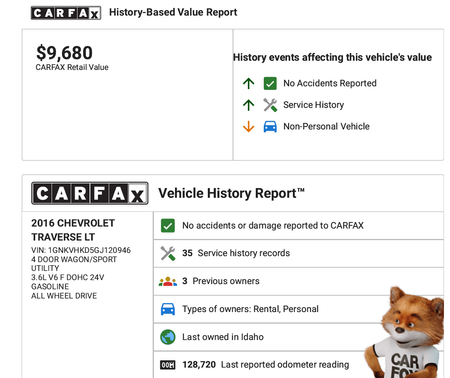 2016 Chevrolet Traverse 2LT