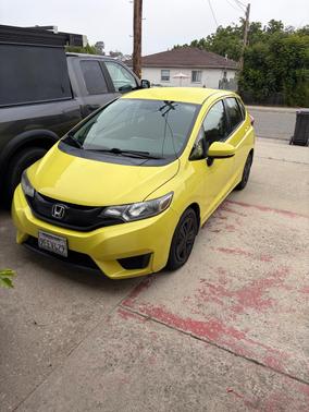 Yellow 2017 Honda Fit LX
