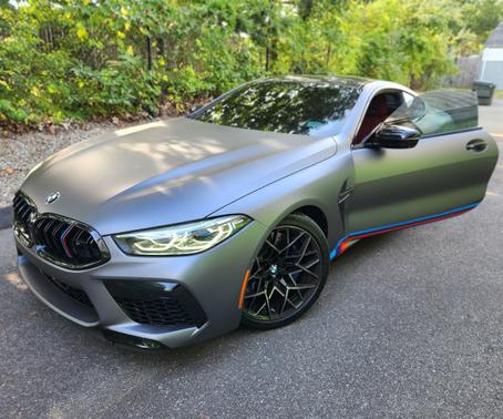 White 2020 BMW M8 Competition
