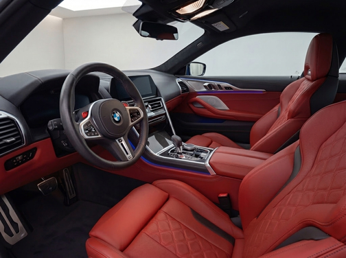 White 2020 BMW M8 Competition