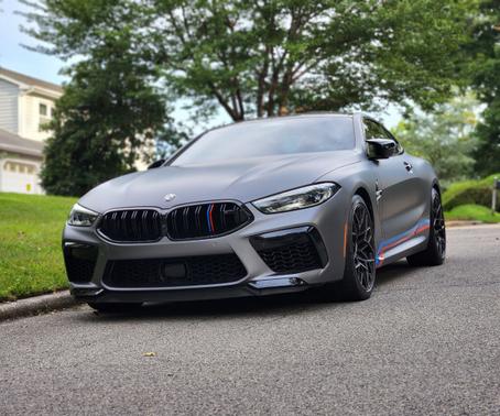 White 2020 BMW M8 Competition