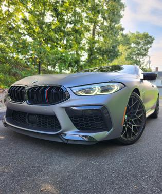 White 2020 BMW M8 Competition