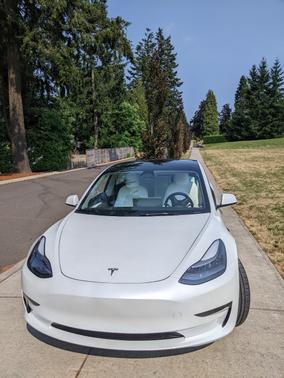 White 2022 Tesla Model 3 Performance