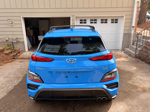 Blue 2022 Hyundai KONA N Line