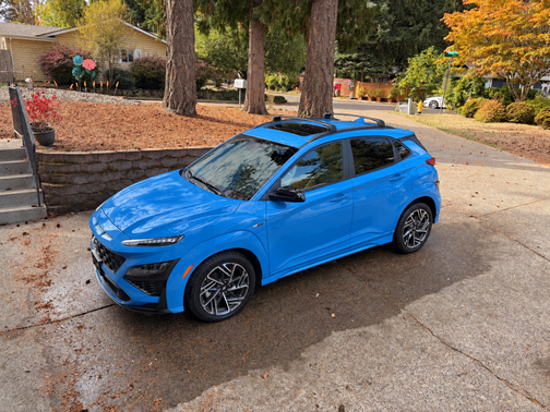 Blue 2022 Hyundai KONA N Line