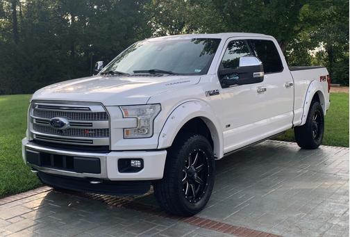 White 2016 Ford F-150 Platinum