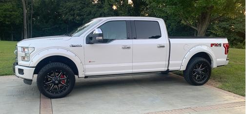 White 2016 Ford F-150 Platinum