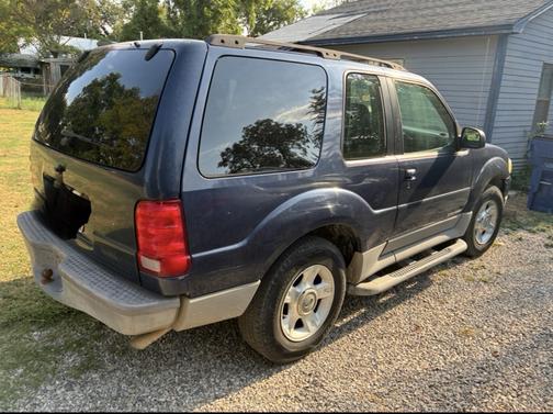 Blue 2002 Ford Explorer Sport Base