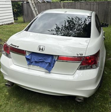 White 2012 Honda Accord EX-L