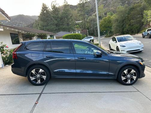 Blue 2021 Volvo V60 Cross Country T5