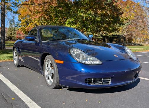 Blue 2001 Porsche Boxster Boxster