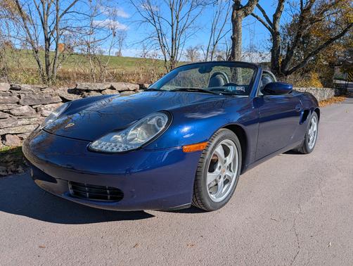 Blue 2001 Porsche Boxster Boxster