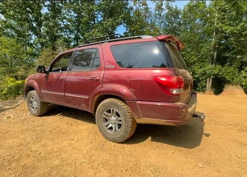 Red 2006 Toyota Sequoia Limited