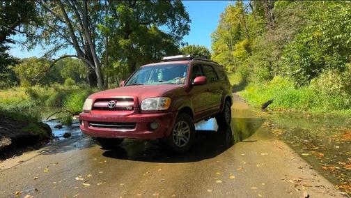 Red 2006 Toyota Sequoia Limited