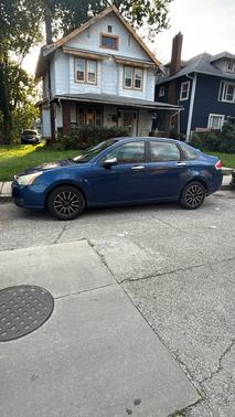 Blue 2017 Ford Focus Titanium
