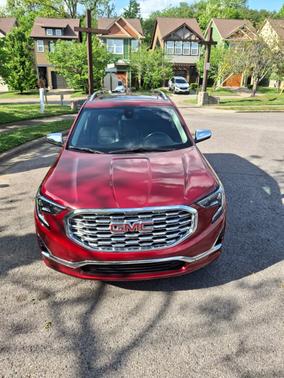 Red 2018 GMC Terrain Denali