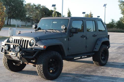 Gray 2012 Jeep Wrangler Unlimited Sport