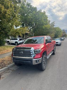 Red 2019 Toyota Tundra Limited
