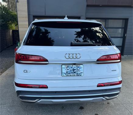 White 2023 Audi Q7 55 Premium Plus