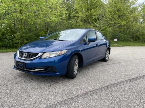 Blue 2014 Honda Civic LX