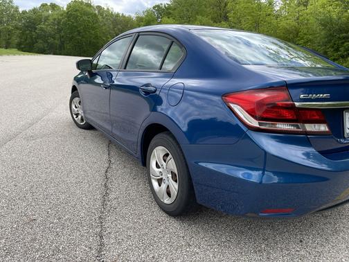 Blue 2014 Honda Civic LX