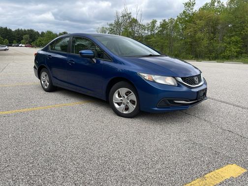 Blue 2014 Honda Civic LX