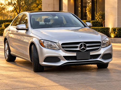 Blue 2015 Mercedes-Benz C-Class C 300