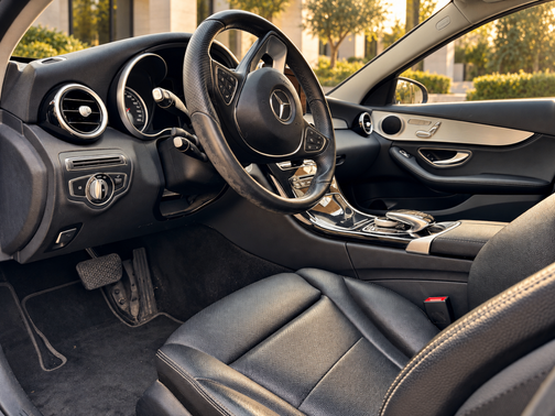 Blue 2015 Mercedes-Benz C-Class C 300