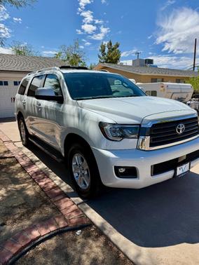 White 2022 Toyota Sequoia SR5