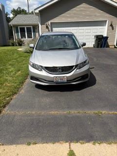 Silver 2015 Honda Civic LX