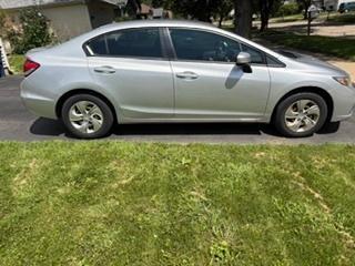 Silver 2015 Honda Civic LX