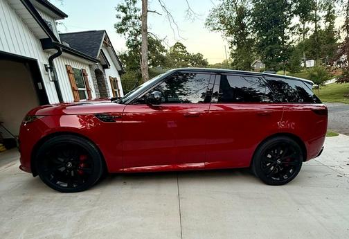 Red 2025 Land Rover Range Rover Sport P400 Dynamic SE