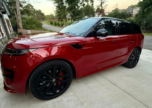 Red 2025 Land Rover Range Rover Sport P400 Dynamic SE