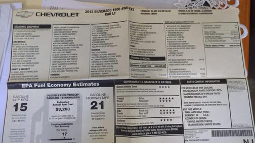 2012 Chevrolet Silverado 1500 LT
