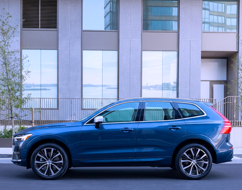 Blue 2024 Volvo XC60 B5 Plus Dark Theme