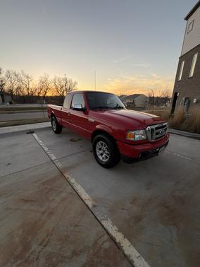 Red 2009 Ford Ranger XLT SuperCab