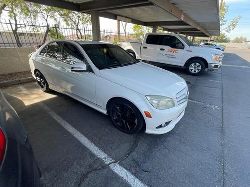 White 2010 Mercedes-Benz C-Class C 300