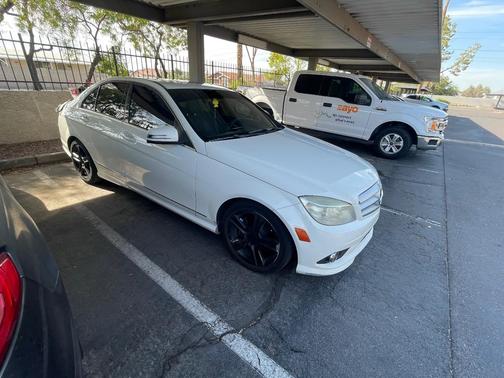 White 2010 Mercedes-Benz C-Class C 300