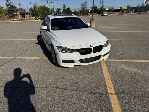 White 2014 BMW 335 i xDrive