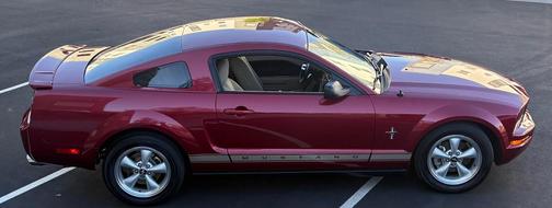 Red 2007 Ford Mustang Premium