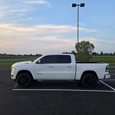 White 2019 RAM 1500 Big Horn