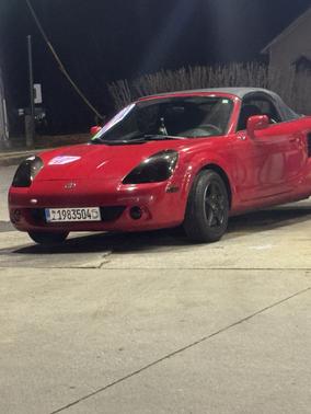 Red 2003 Toyota MR2 Spyder