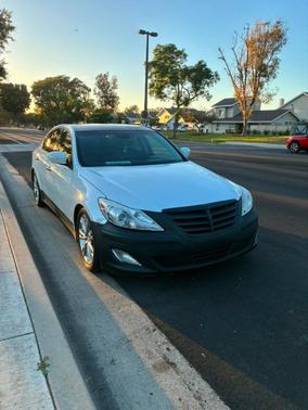 White 2012 Hyundai Genesis 3.8