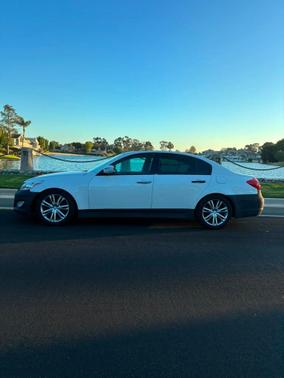 White 2012 Hyundai Genesis 3.8